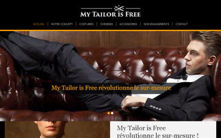mytailorisfree.fr website preview