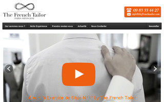 thefrenchtailor.com website preview