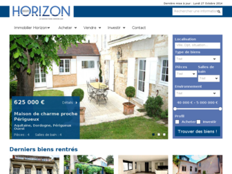 immobilier-horizon.com website preview
