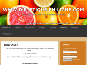 dietetique-en-ligne.com website preview
