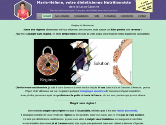 dieteticienne-nutritionniste-lot-et-garonne.fr website preview