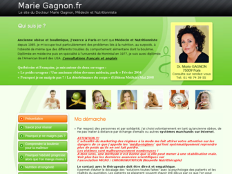 mariegagnon.fr website preview