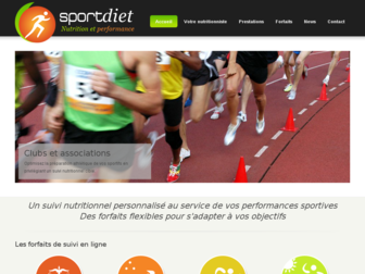 sportdiet.fr website preview