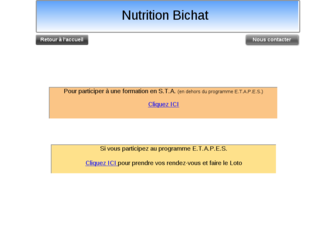 telenutrition.fr website preview