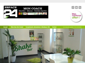 espace24-bordeaux.fr website preview