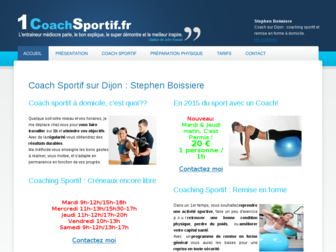 1coachsportif.fr website preview