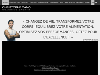 christophecano.com website preview