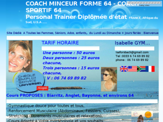 coachminceur-forme64.fr website preview