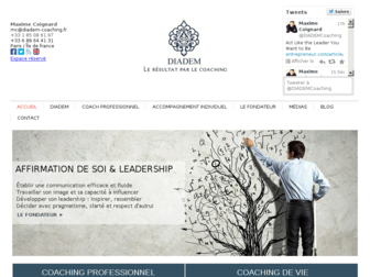 diadem-coaching.fr website preview