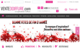vente-coiffure.com website preview