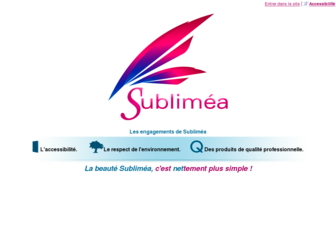 sublimea.fr website preview