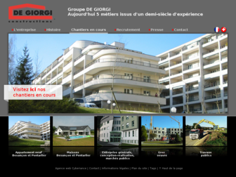 de-giorgi.fr website preview