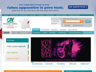 ca-franchecomte.fr website preview