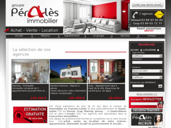 perales-immobilier.com website preview