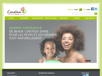carolinab.fr website preview