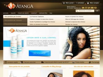 atanga.fr website preview