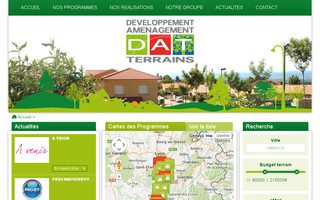 dat-terrains.com website preview