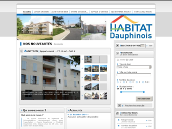 habitat-dauphinois.fr website preview