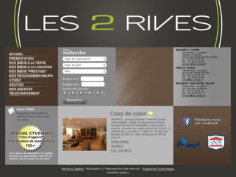 les-2rives.fr website preview