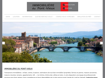 immobiliere-pontvieux.com website preview