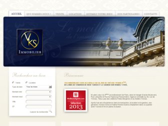 vks-immobilier.fr website preview
