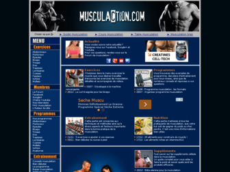 musculaction.com website preview