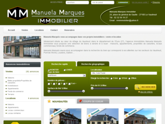manuelamarques-immobilier.com website preview