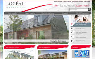 logeal-immobiliere.fr website preview