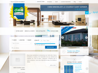 coudray-saint-germer.cimm-immobilier.fr website preview