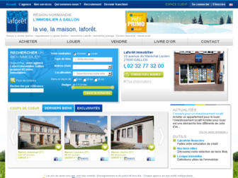 laforet-immobilier-gaillon.com website preview