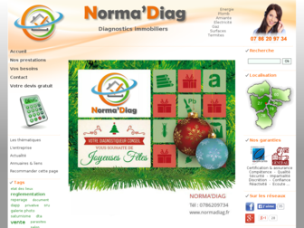 normadiag.fr website preview