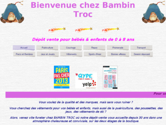 bambintroc.fr website preview