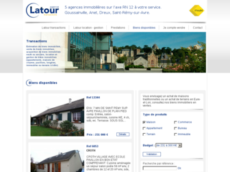 immobilier-latour.fr website preview