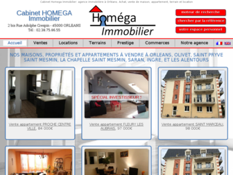 homega-immobilier.com website preview