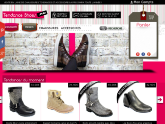 tendance-shoes.fr website preview