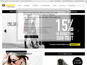 sacha.fr website preview
