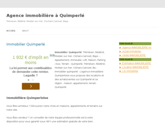immobiliere-quimperloise.com website preview