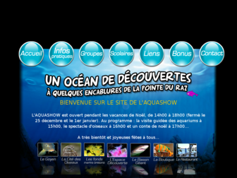 aquarium.fr website preview