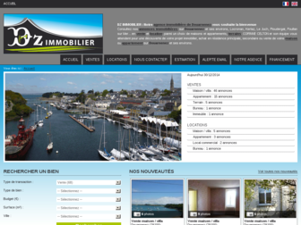 dzimmobilier.fr website preview