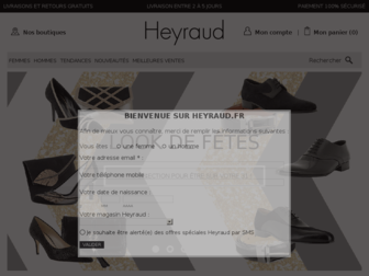 heyraud.fr website preview