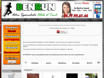 benrun.fr website preview