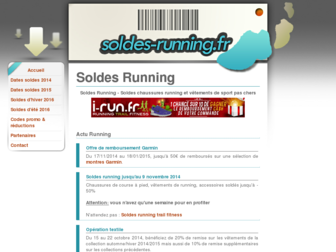 soldes-running.fr website preview