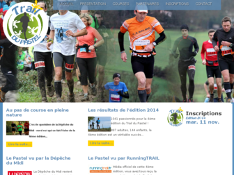 traildupastel.fr website preview