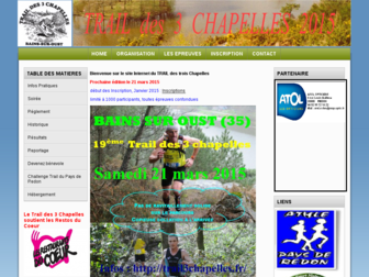 trail3chapelles.fr website preview