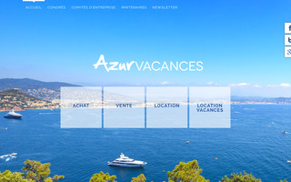 azur-vacances.fr website preview