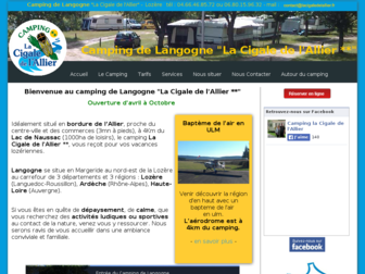 lacigaledelallier.fr website preview