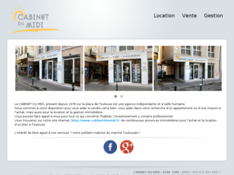 cabinetdumidi.fr website preview