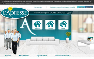 ladresse-lesangles.com website preview