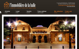 immobiliere-de-la-halle.fr website preview