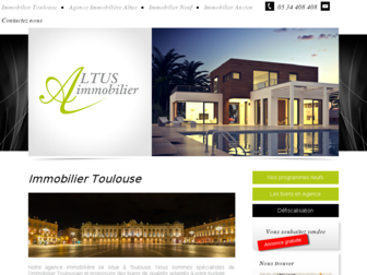 altus-immobilier.fr website preview